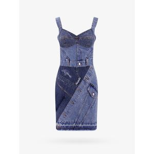 Dolce & Gabbana | Dresses | Dolce Gabbana Woman Denim Dress With Patchwork  Effect | Poshmark